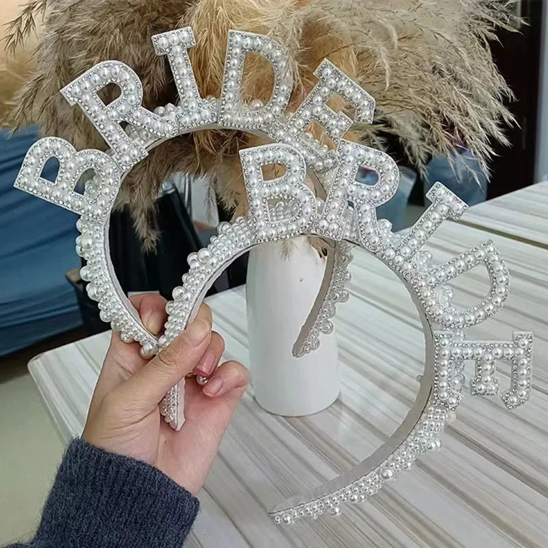 Bikini Bling © | Bride To Be | Pearl Bride Crown