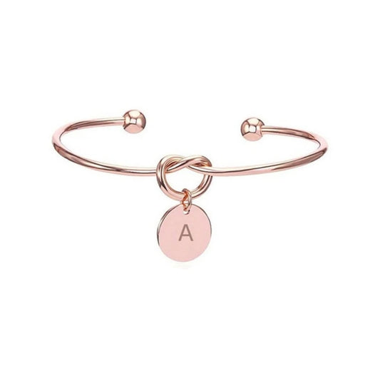 Bikini Bling © | Bridesmaid Initial Letter Bracelet