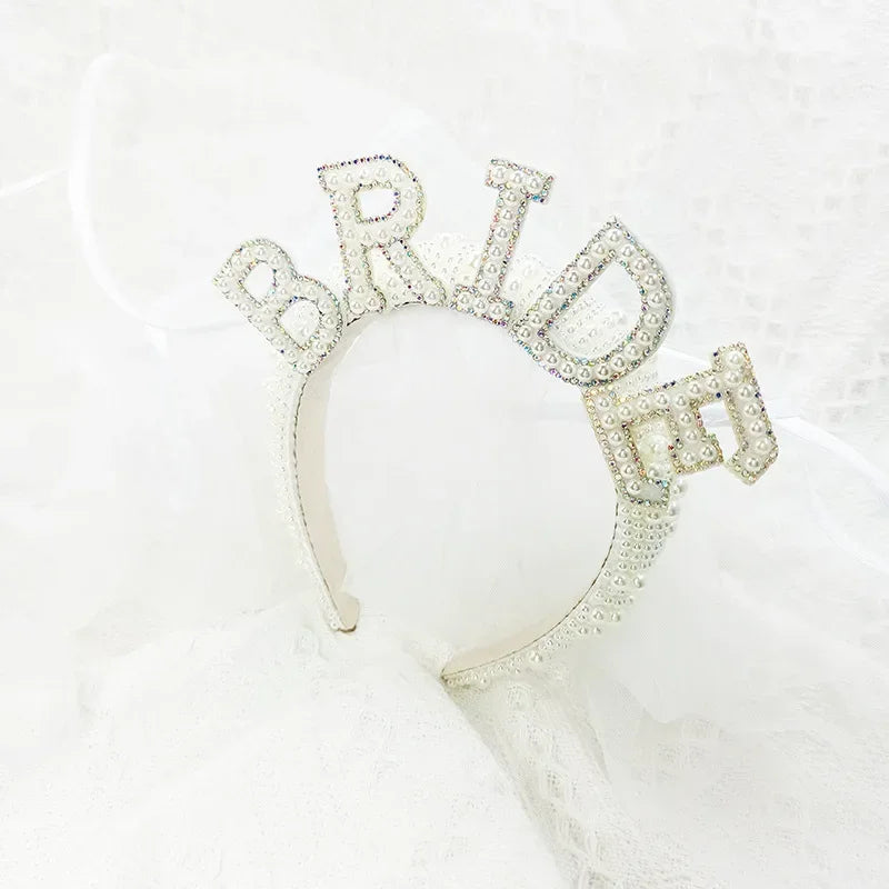 Bikini Bling © | Bride To Be | Pearl Bride Crown