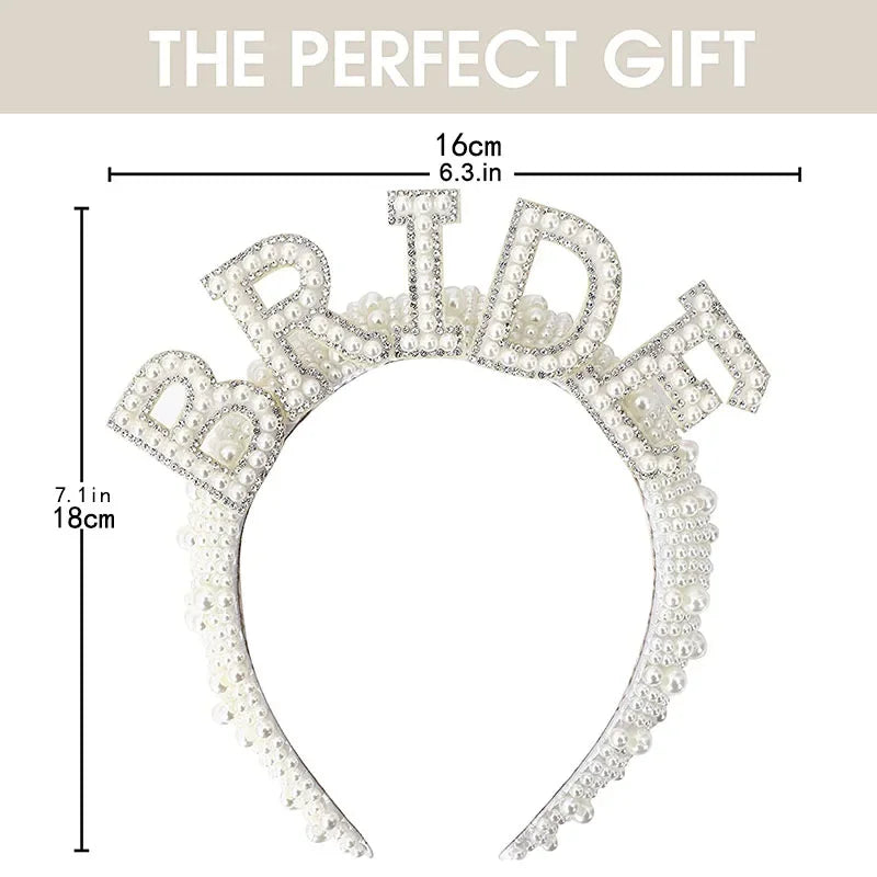 Bikini Bling © | Bride To Be | Pearl Bride Crown